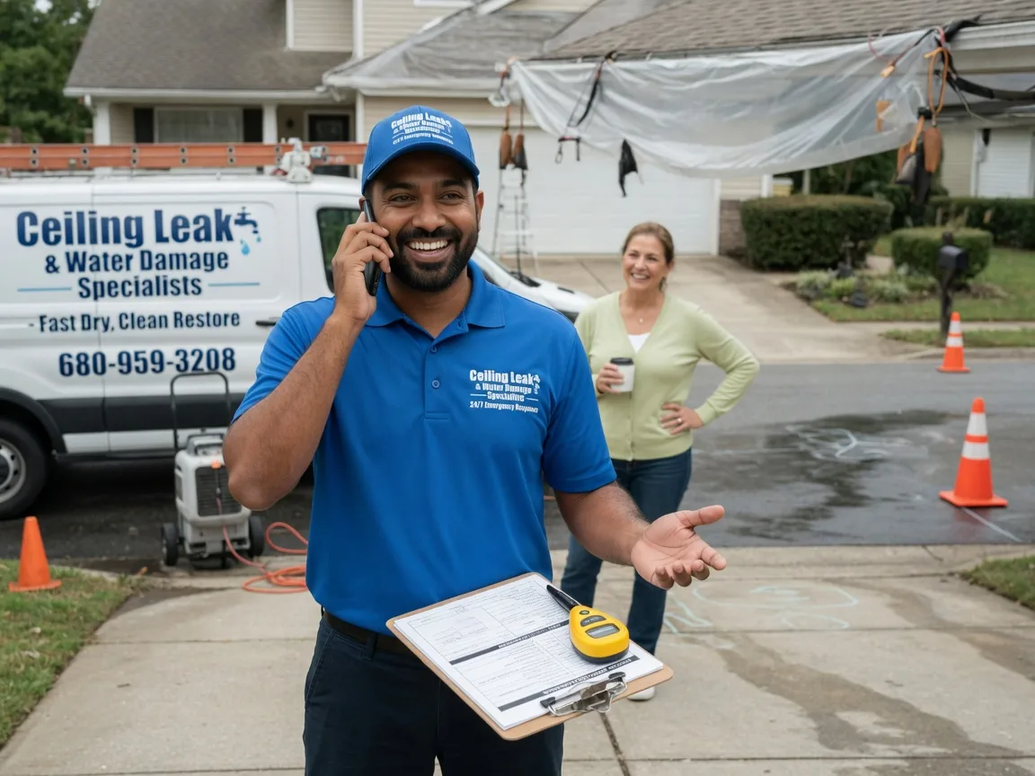 Ceiling Leak Cleanup Perry, IL FAQs